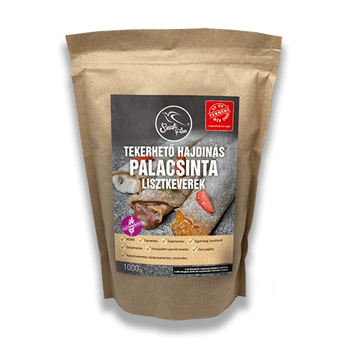Szafi Free tekerhető Hajdinás Palacsinta lisztkeverék 1000 g (gluténmentes, tejmentes, tojásmentes, maglisztmentes, vegán)