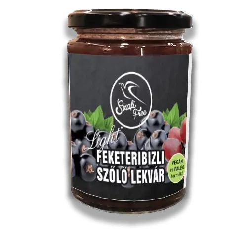 Szafi Free Feketeribizli-szőlő lekvár 350g (gluténmentes)