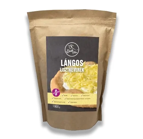 Szafi Free Lángos lisztkeverék 1000 g (gluténmentes, tejmentes, tojásmentes, maglisztmentes, élesztőmentes, vegán)