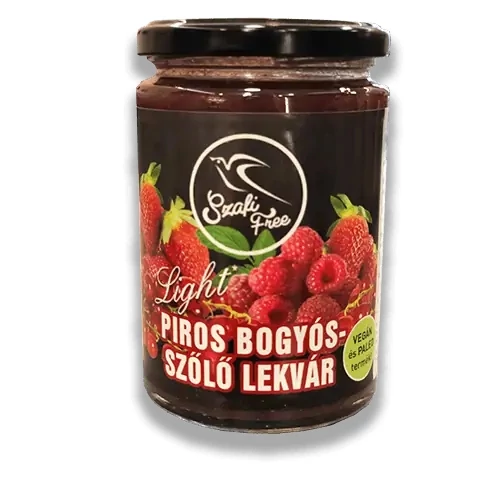 Szafi Free Piros bogyós-szőlő lekvár 350 g (gluténmentes)