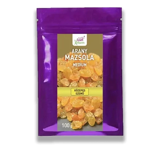 Szafi Reform Arany Mazsola (medium) közepes szemű 100 g (gluténmentes)