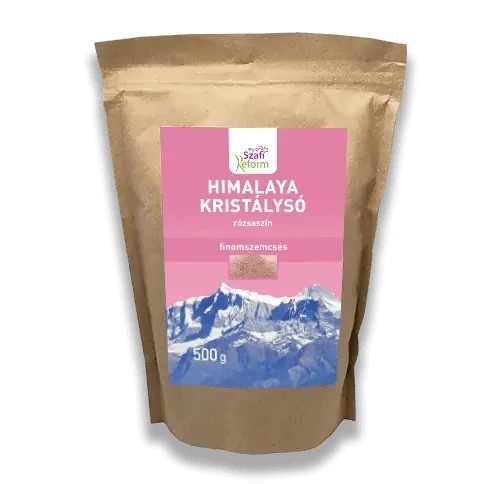 Szafi Reform Himalaya kristálysó, rózsaszín, finomszemcsés 500 g (gluténmentes)