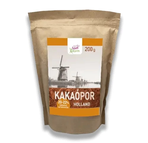 Szafi Reform Holland kakaópor (20-22% kakaóvaj tartalom) 200 g (gluténmentes)