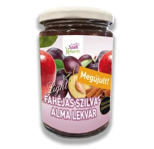 Szafi Reform Fahéjas szilva-alma lekvár 350 g (gluténmentes)